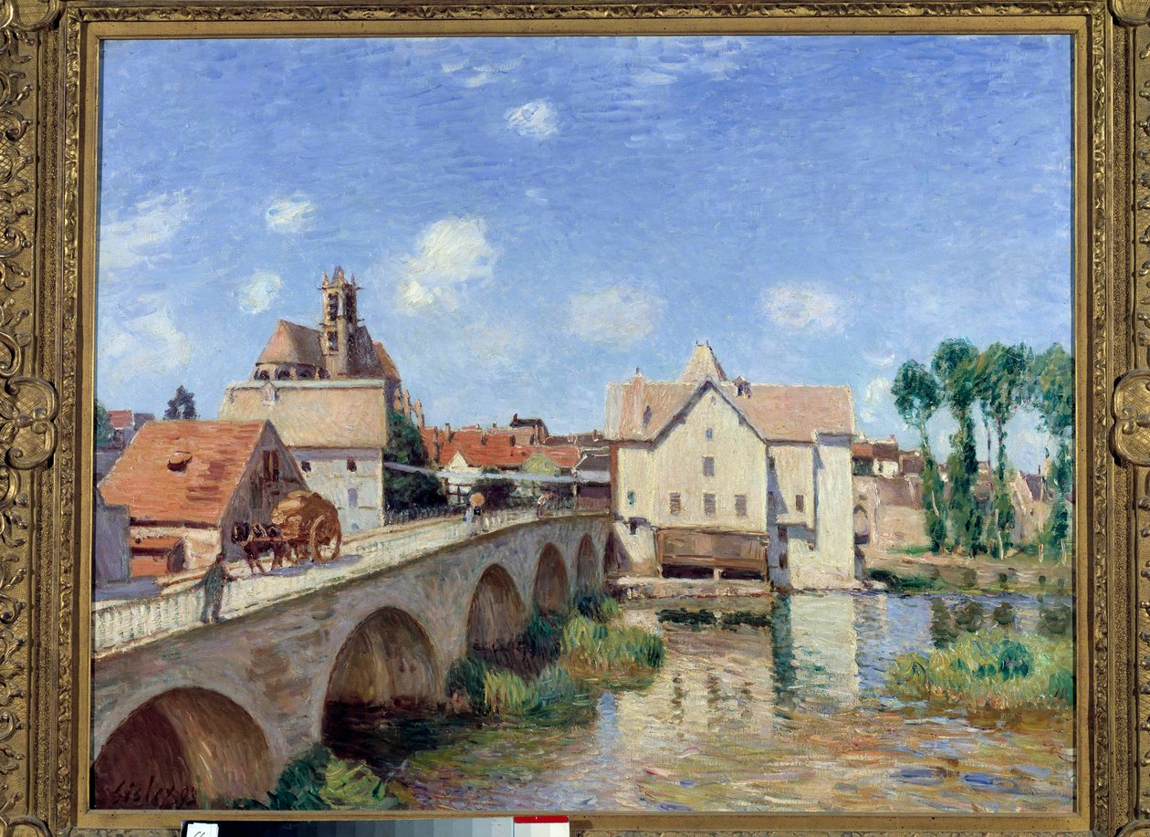 Le pont de Moret en 1893 - Alfred Sisley