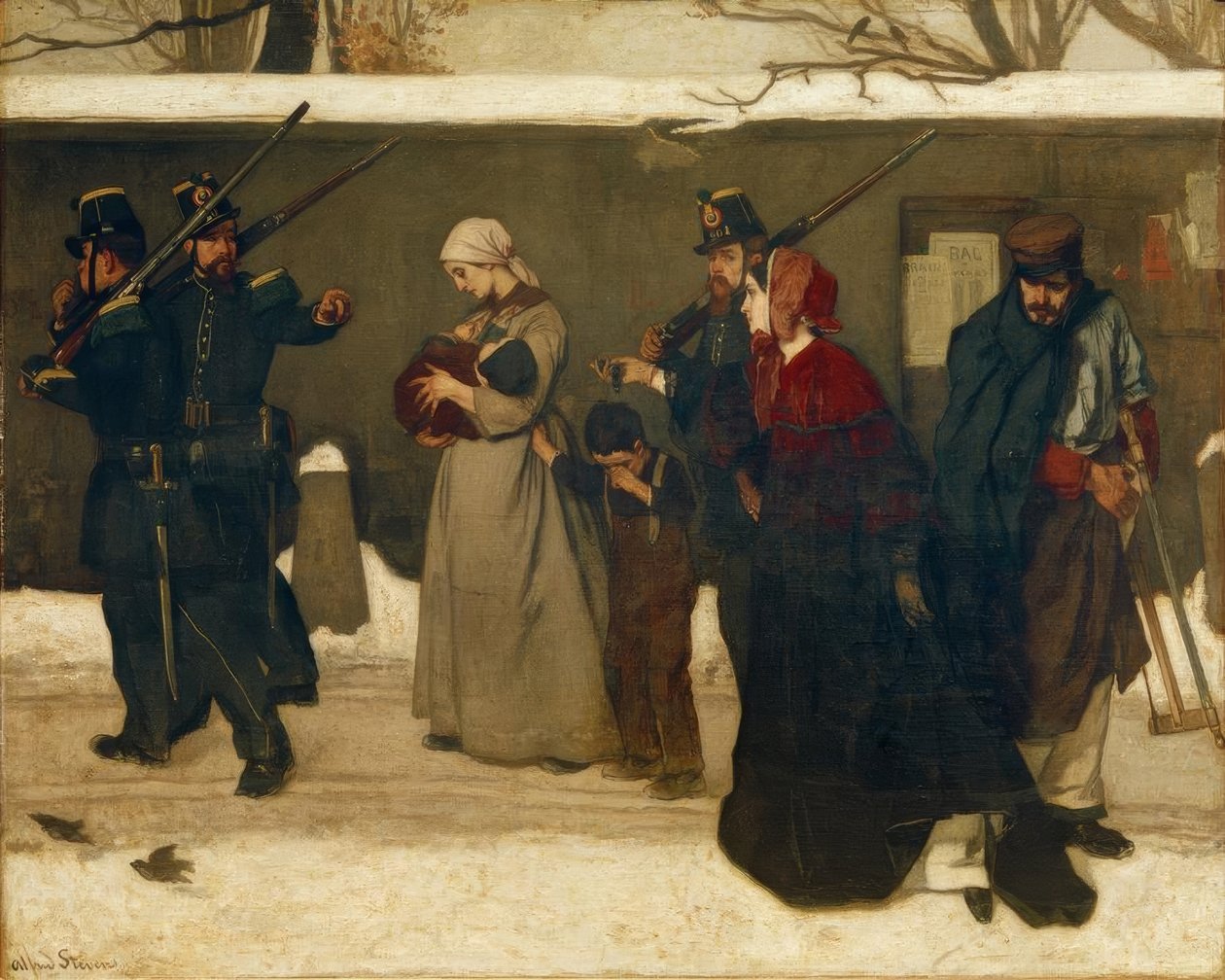 A.Stevens, Ce qui est appelé vagabondage - Alfred Emile Stevens