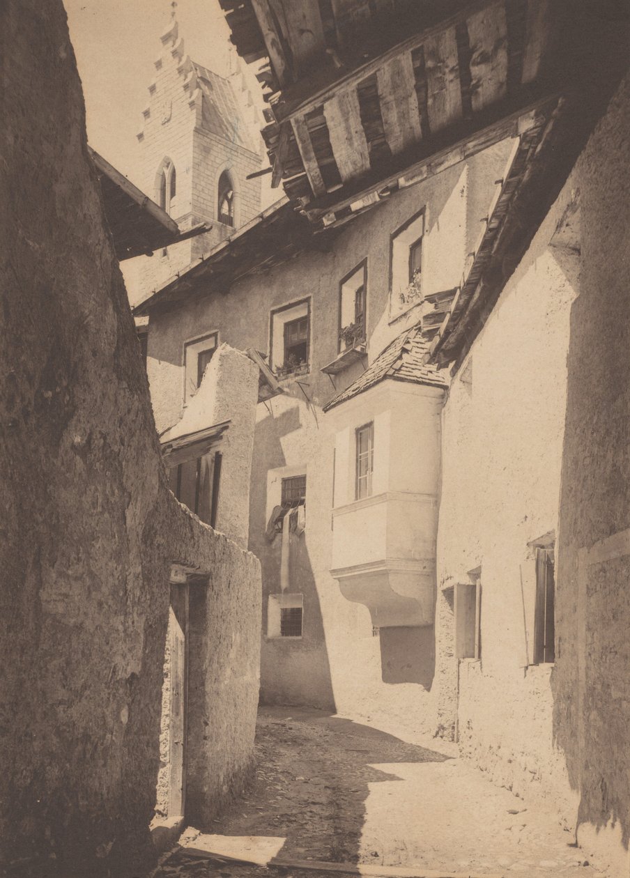 Une rue à Sterzing, dans le Tyrol - Alfred Stieglitz