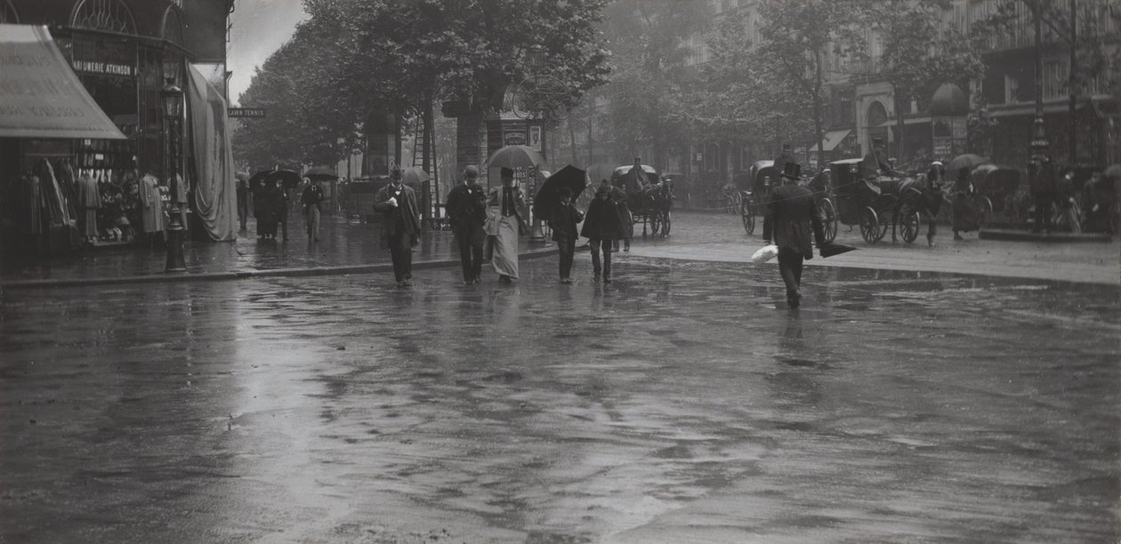 Une journée pluvieuse sur le boulevard, Paris - Alfred Stieglitz