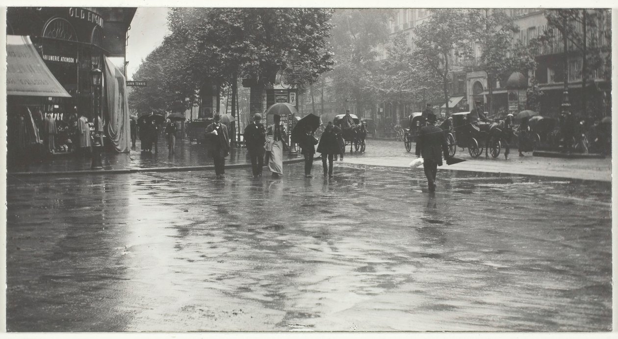 Un jour de pluie sur le boulevard, Paris - Alfred Stieglitz