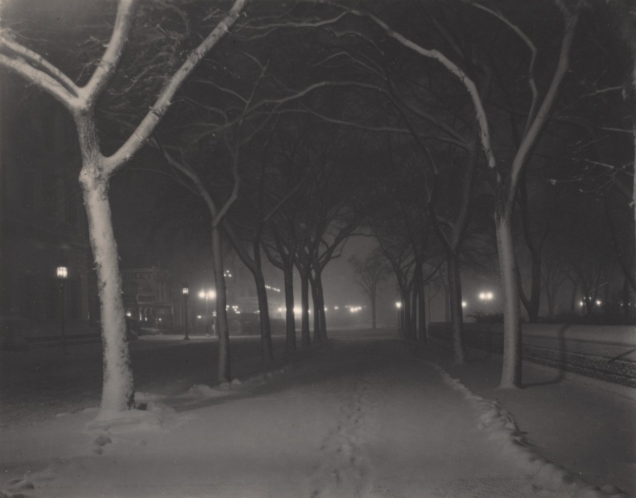Une nuit glaciale - Alfred Stieglitz