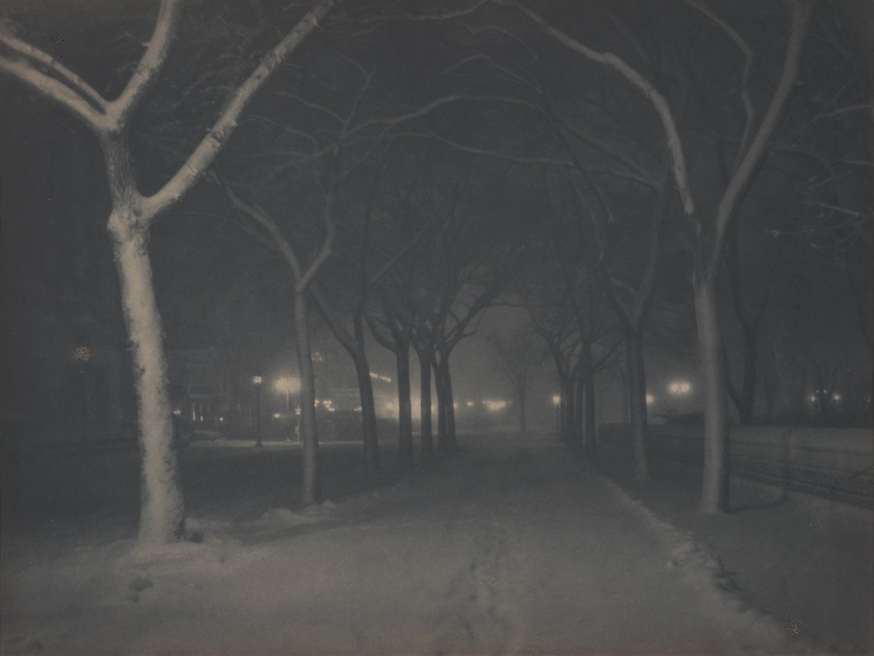 Une nuit glaciale - Alfred Stieglitz