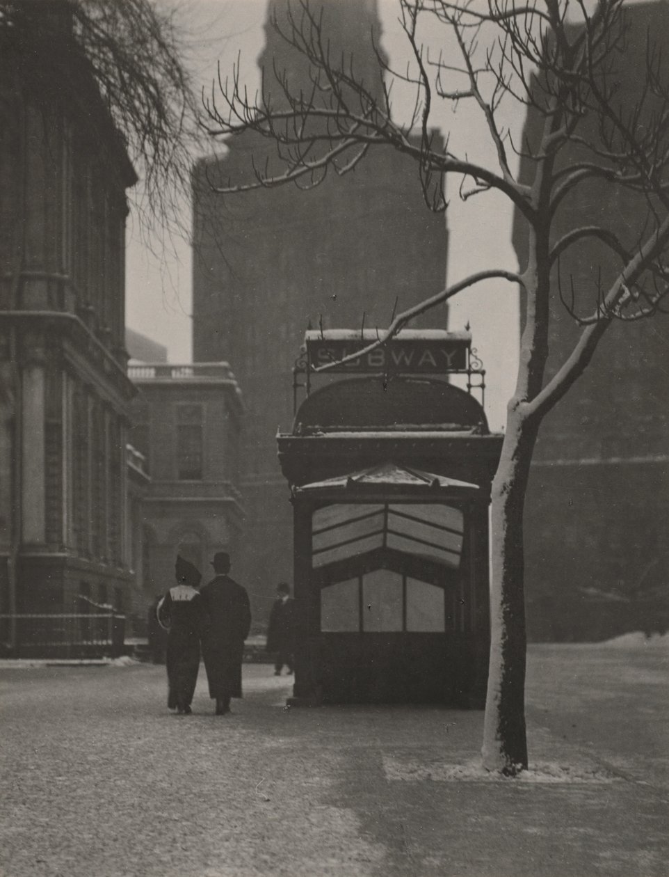 À la mairie de New York - Alfred Stieglitz
