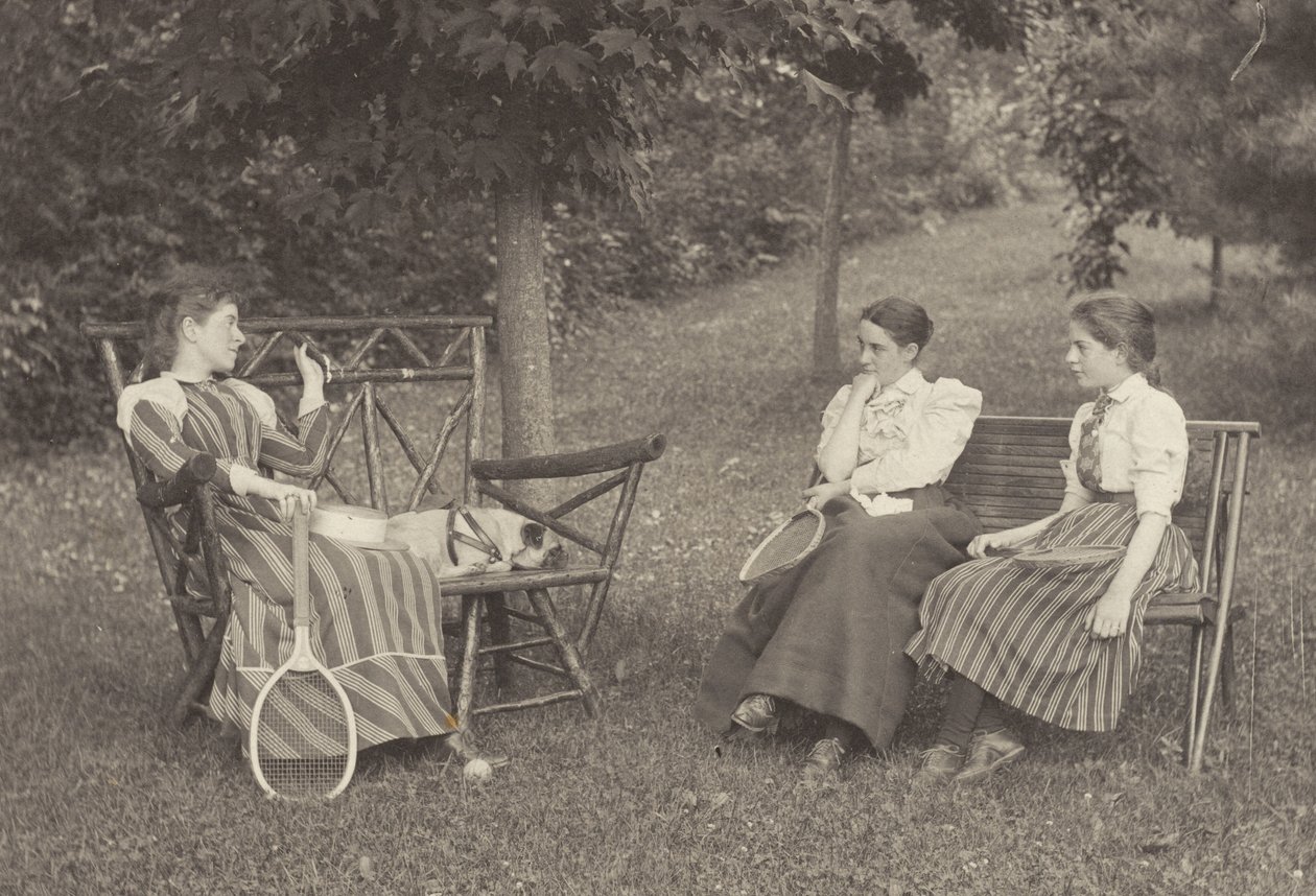 Emmy Obermeyer, Agnes Stieglitz et Flora Small à Oaklawn - Alfred Stieglitz
