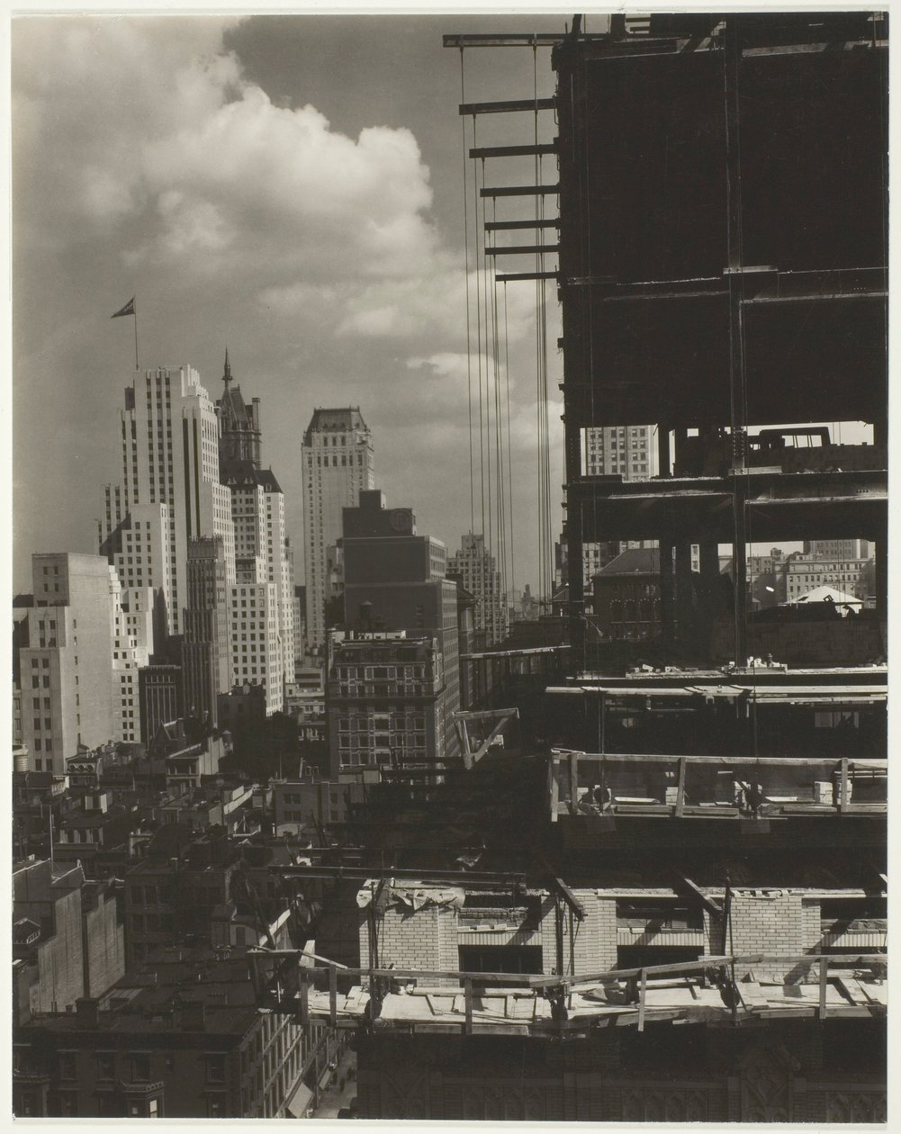 De ma fenêtre à An American Place, Nord - Alfred Stieglitz