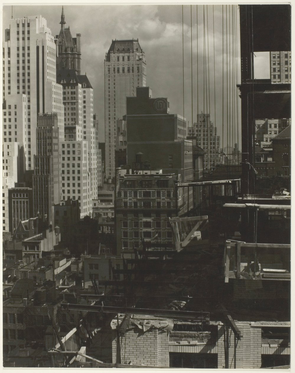 De ma fenêtre à An American Place, Nord - Alfred Stieglitz