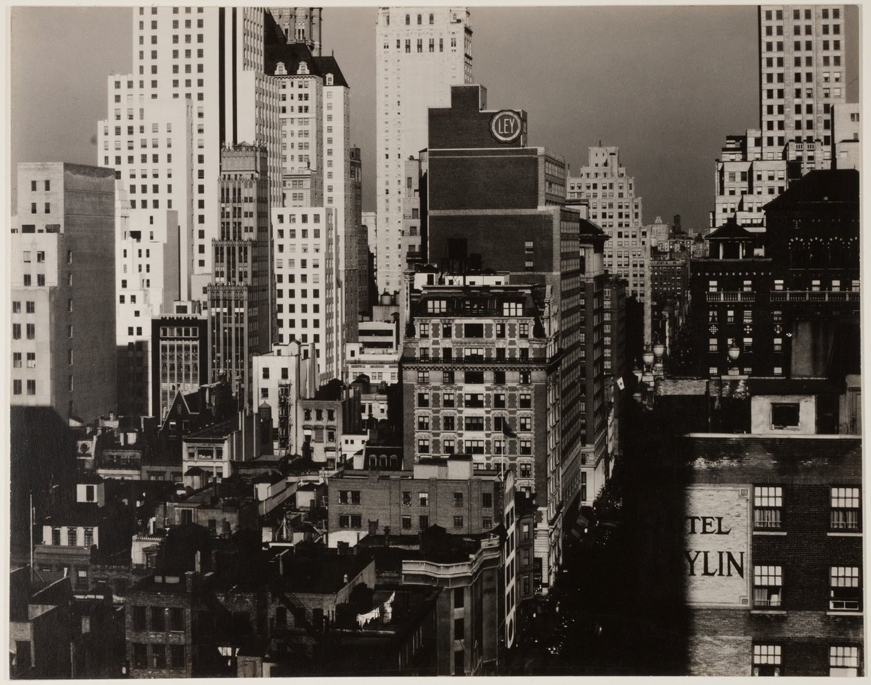 De ma fenêtre à An American Place, Nord - Alfred Stieglitz
