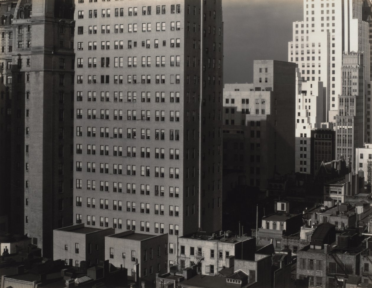 De ma fenêtre à An American Place, au nord - Alfred Stieglitz
