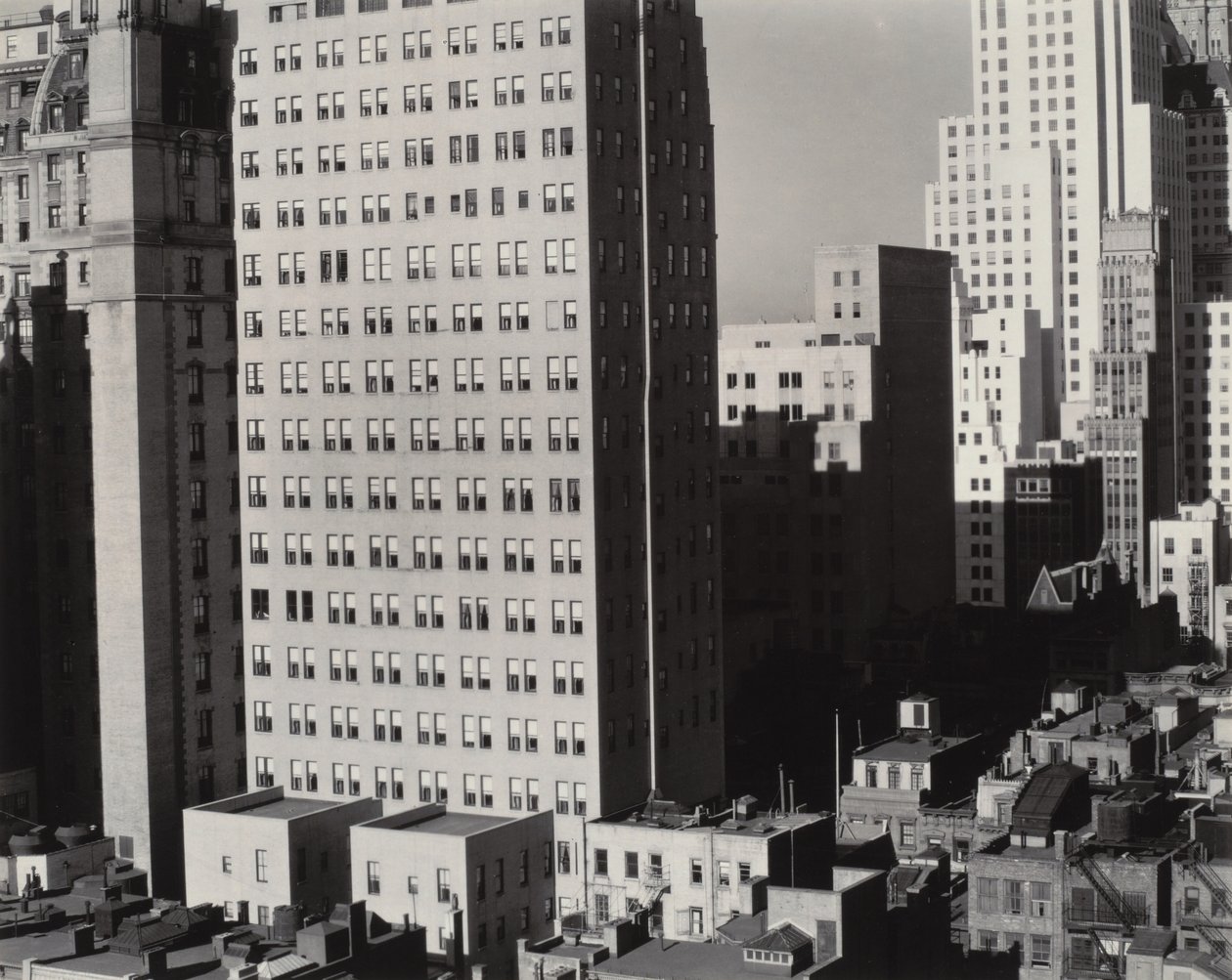 De ma fenêtre à An American Place, au nord - Alfred Stieglitz