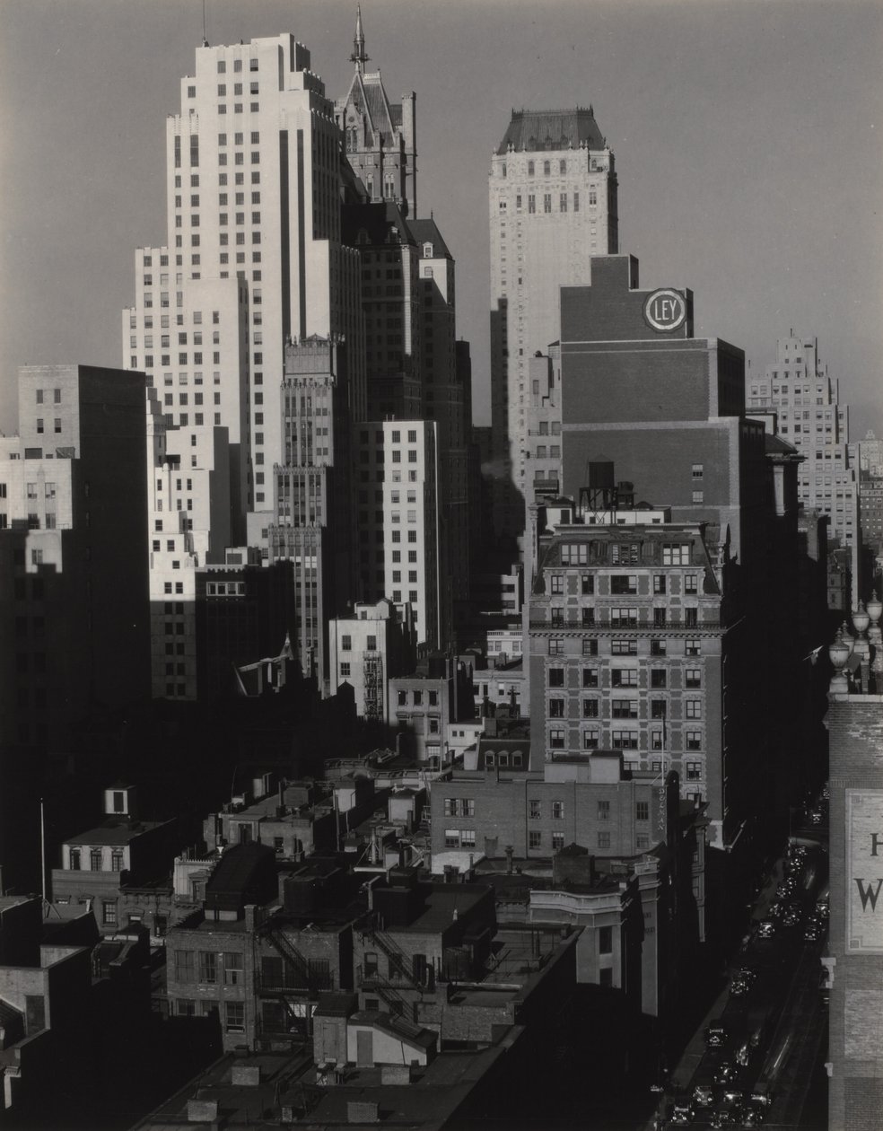 De ma fenêtre à An American Place, au nord - Alfred Stieglitz