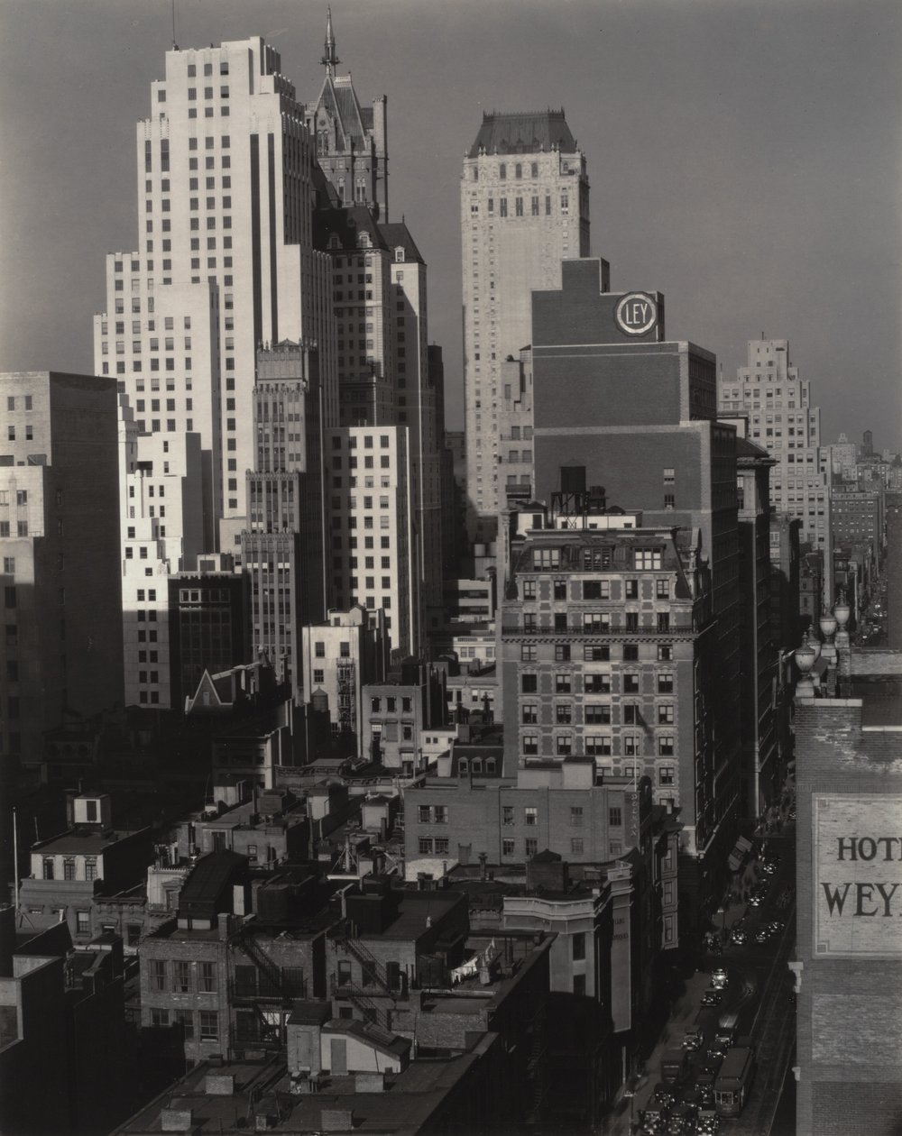De ma fenêtre à An American Place, au nord - Alfred Stieglitz