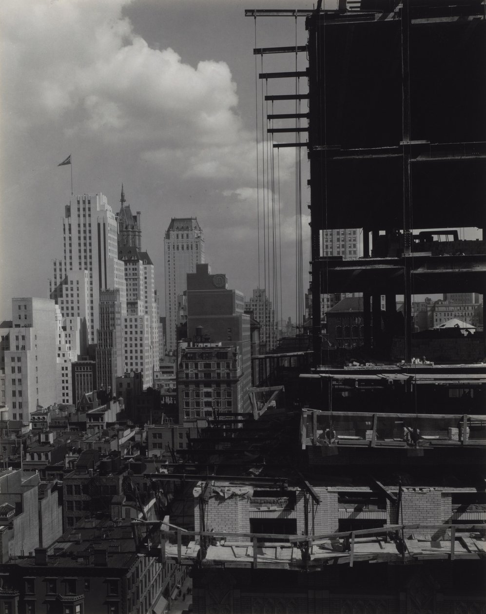 De ma fenêtre à An American Place, au nord - Alfred Stieglitz