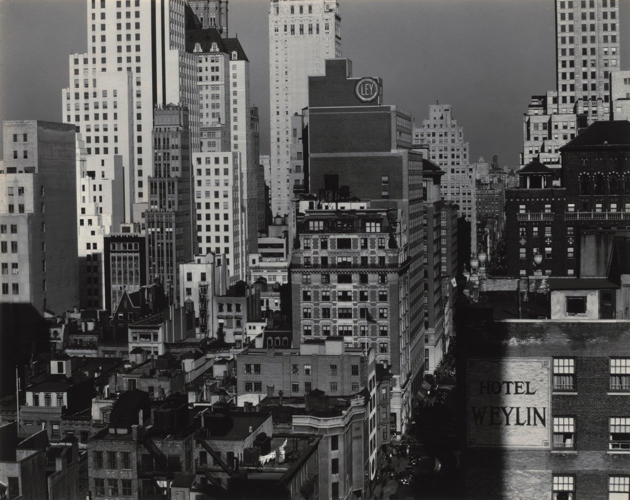 De ma fenêtre à An American Place, au nord - Alfred Stieglitz