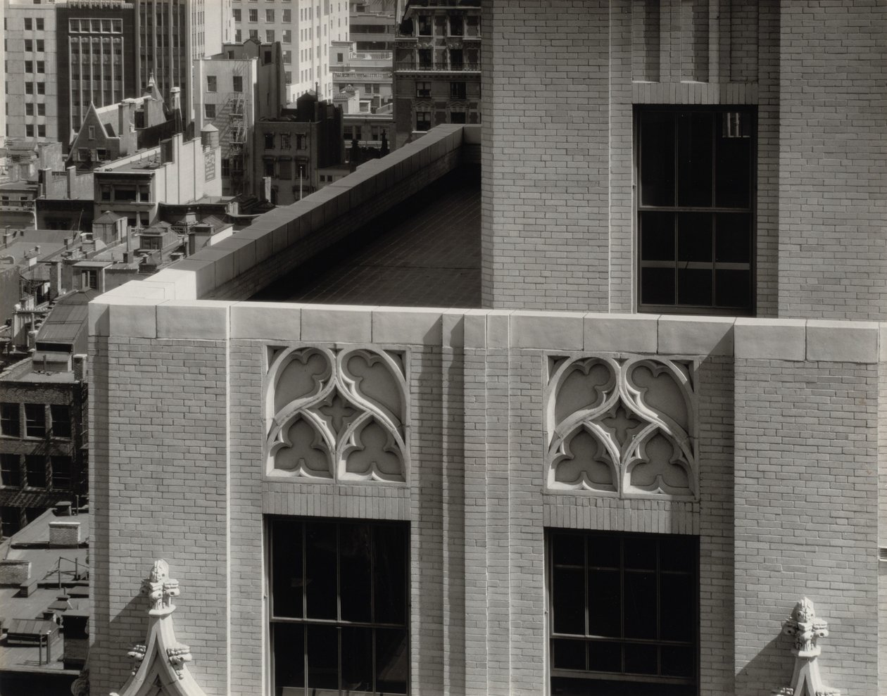 Depuis ma fenêtre à An American Place, nord - Alfred Stieglitz