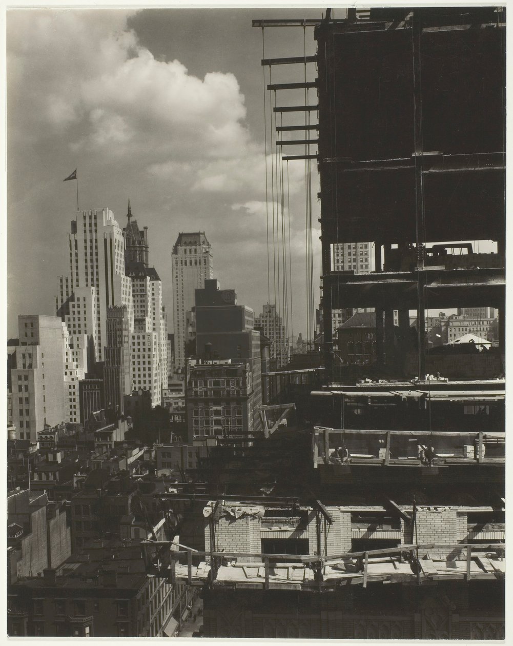De ma fenêtre à An American Place, Nord - Alfred Stieglitz