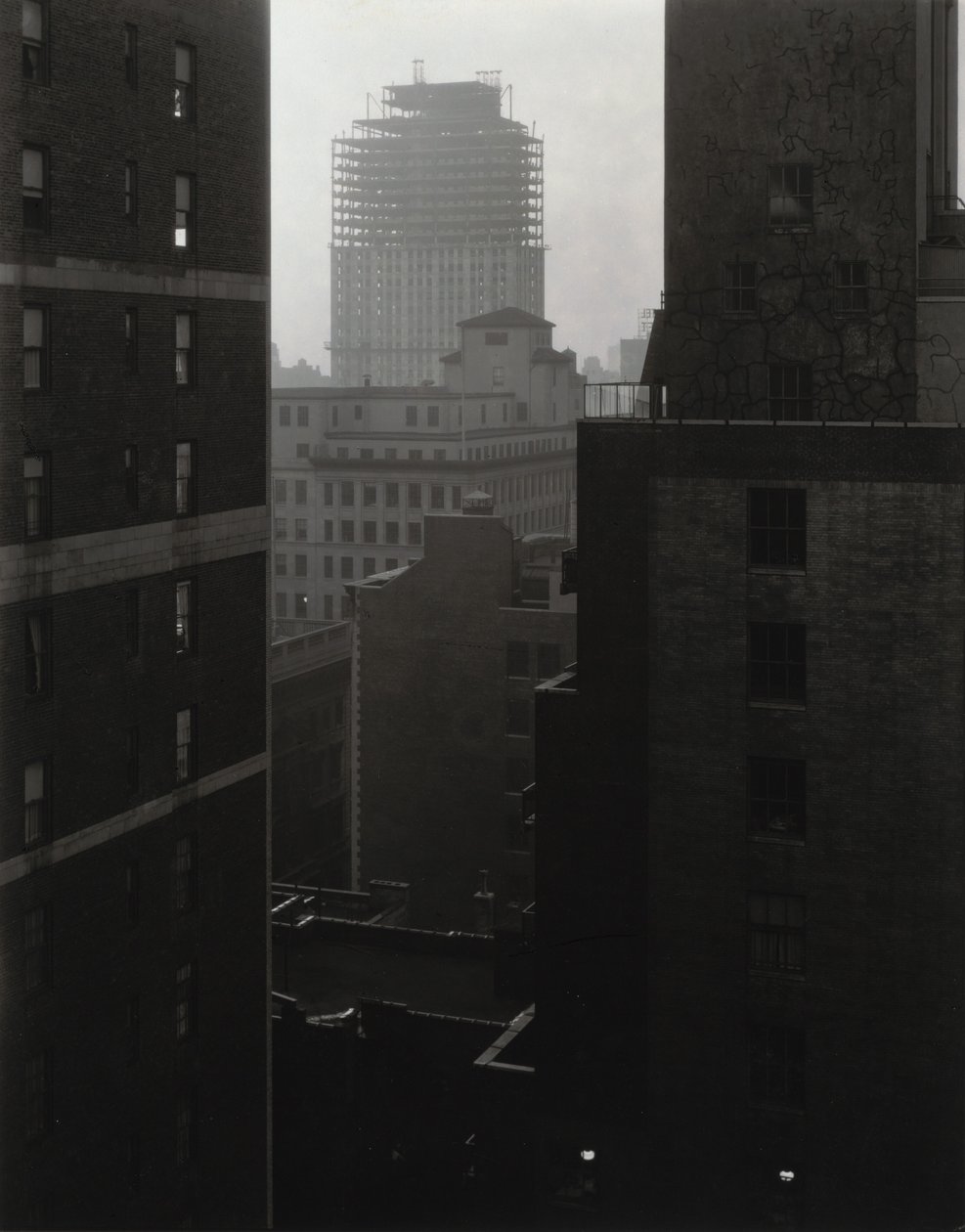 Depuis ma fenêtre à An American Place, sud-ouest - Alfred Stieglitz