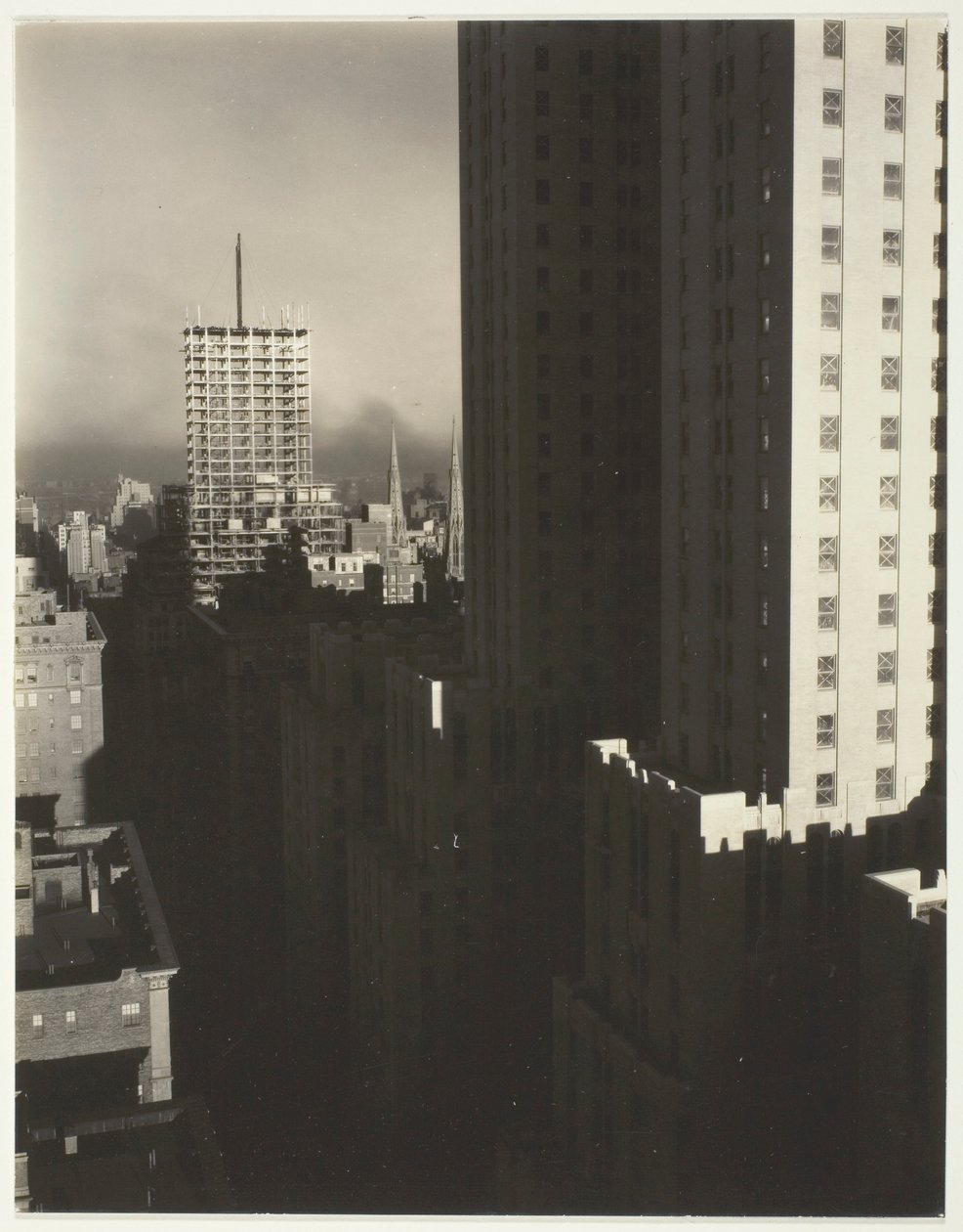 De ma fenêtre au Shelton, Ouest - Alfred Stieglitz