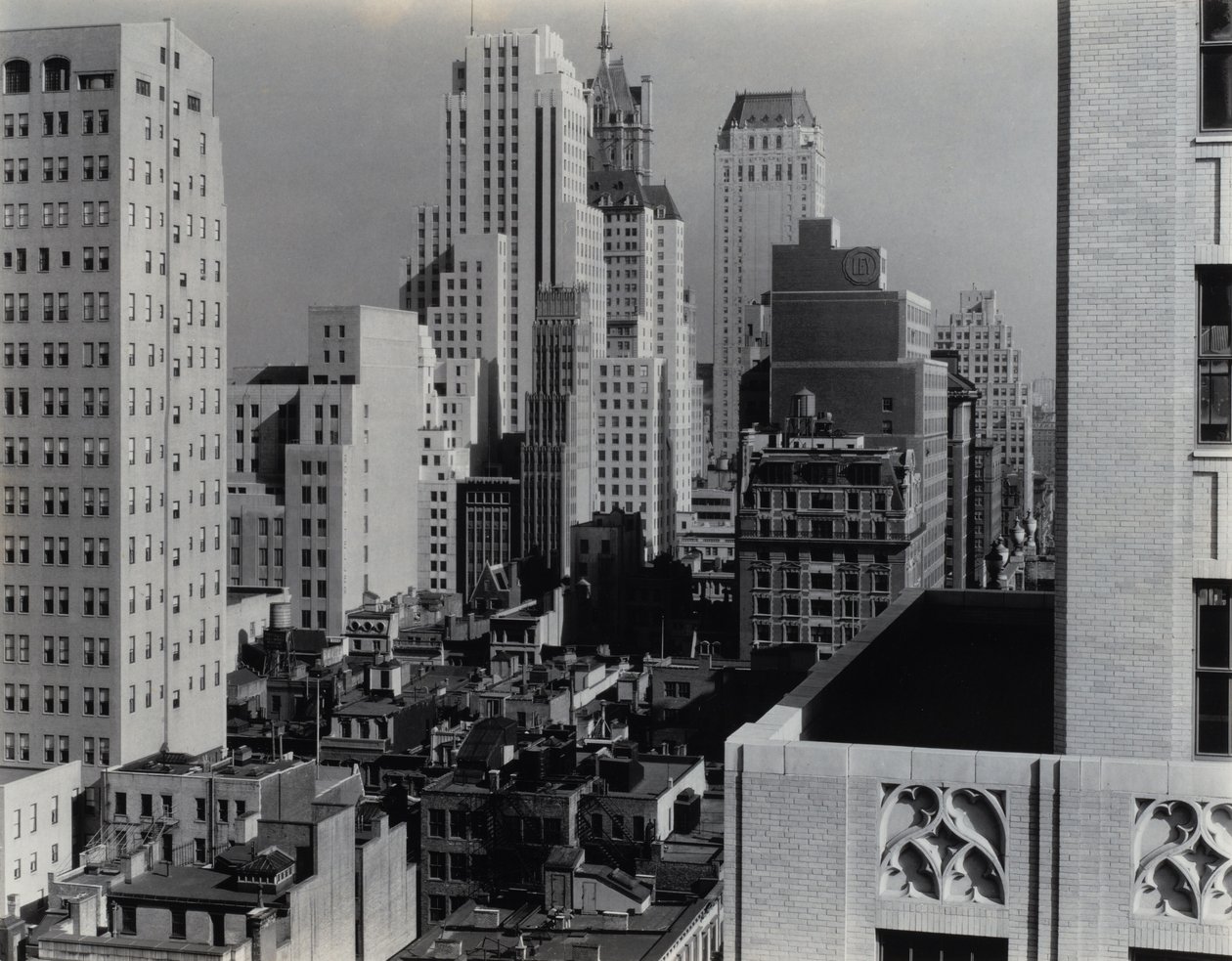 New York, tiré de *An American Place* - Alfred Stieglitz