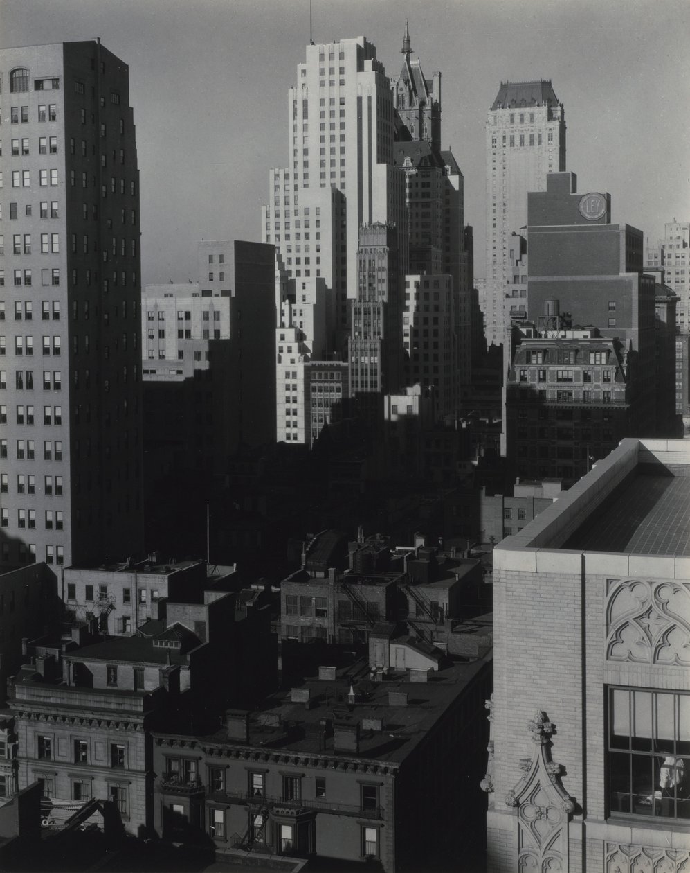 New York depuis An American Place - Alfred Stieglitz
