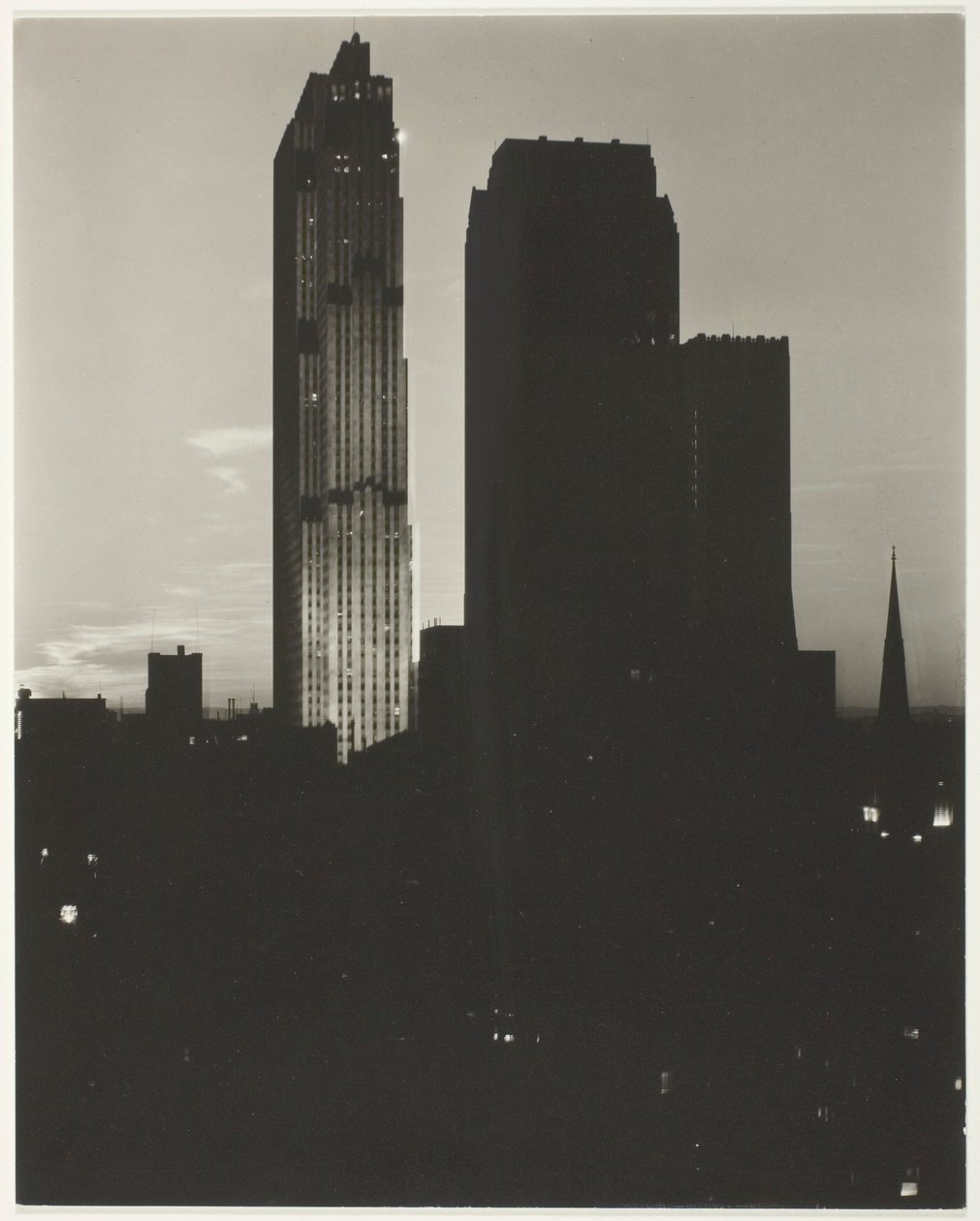 New York depuis le Shelton - Alfred Stieglitz