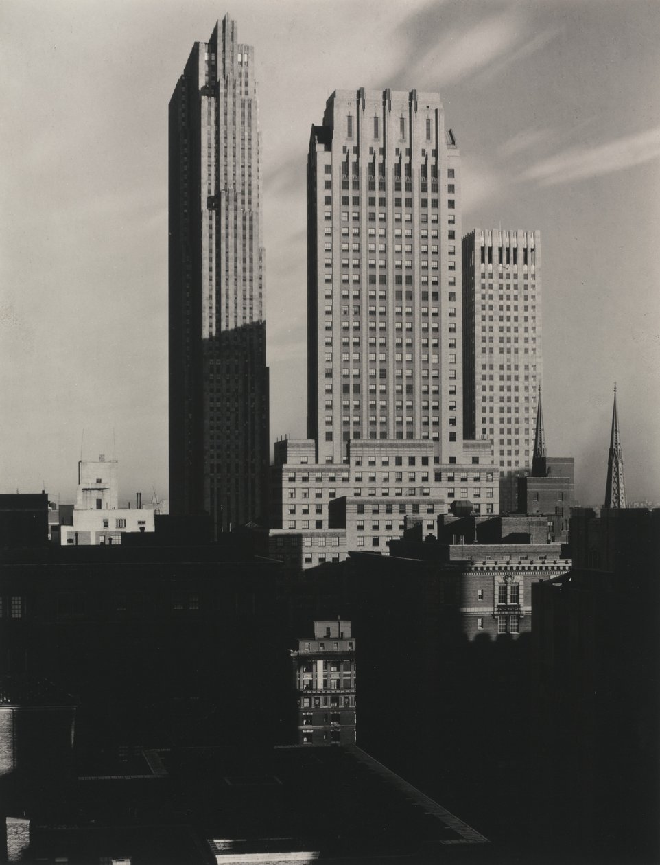 New York vue depuis le Shelton - Alfred Stieglitz