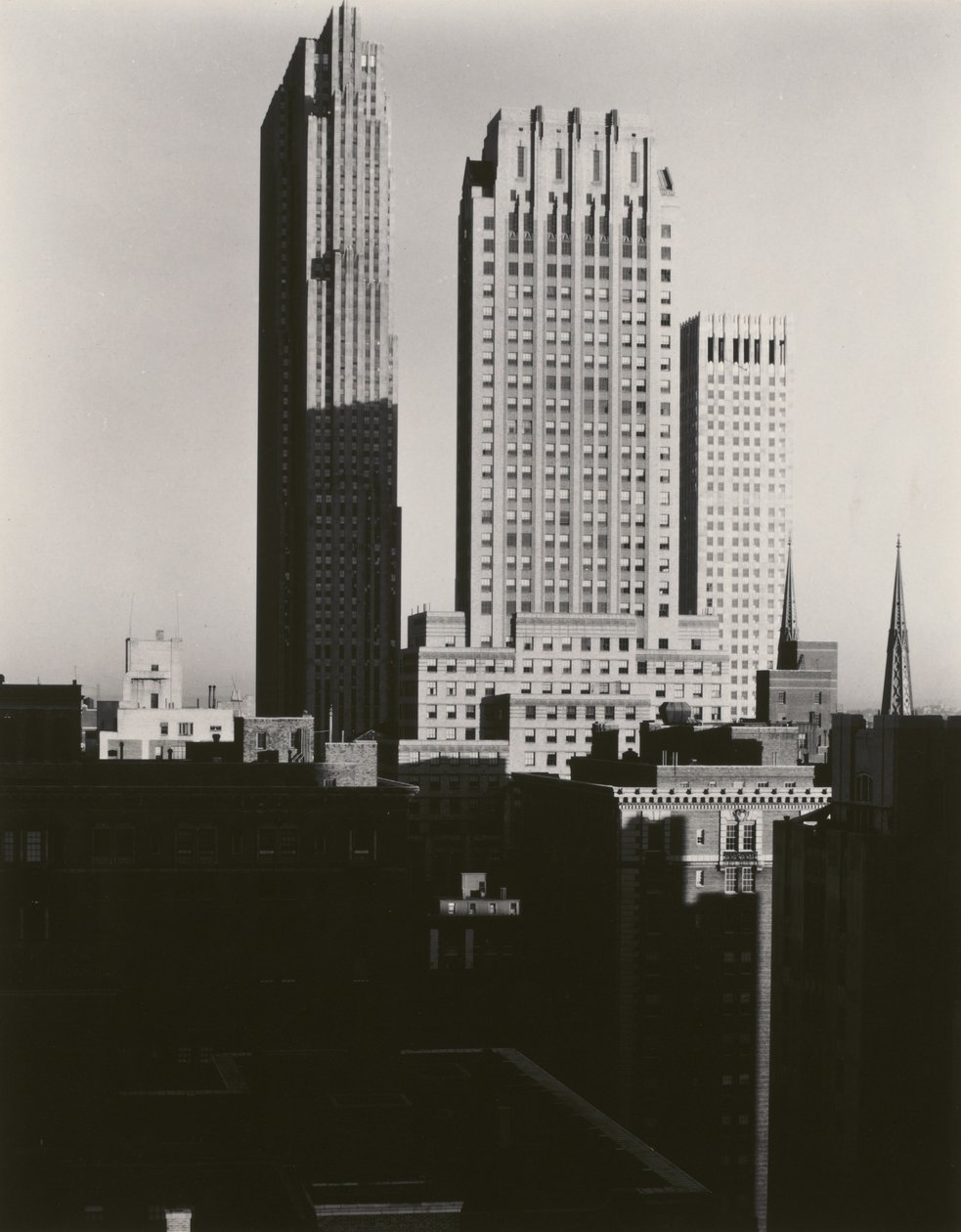 New York vue depuis le Shelton - Alfred Stieglitz