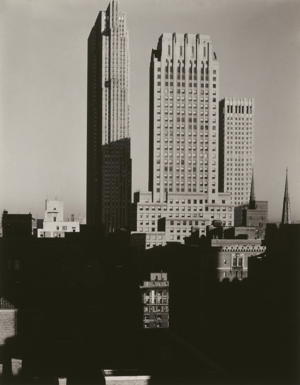 New York vu du Shelton - Alfred Stieglitz