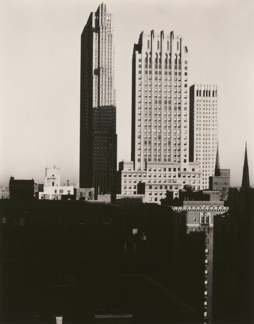New York vu depuis le Shelton - Alfred Stieglitz