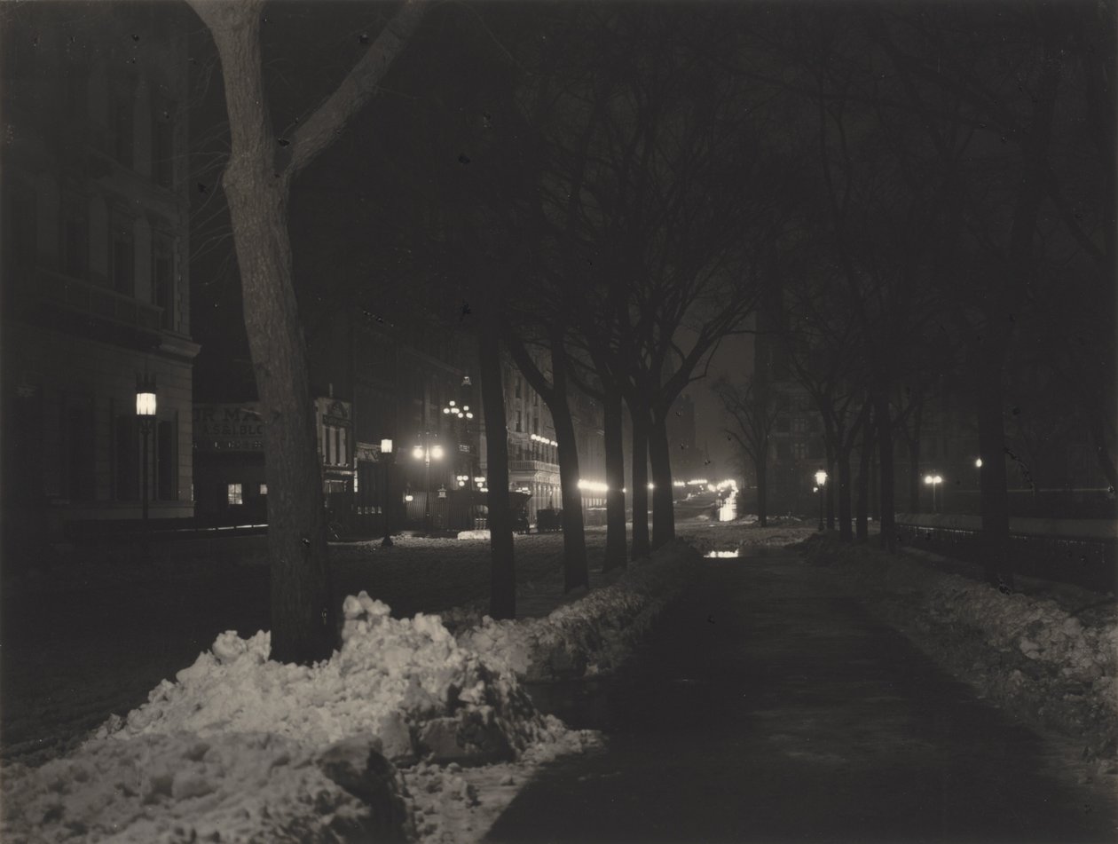 La nuit, à New York - Alfred Stieglitz