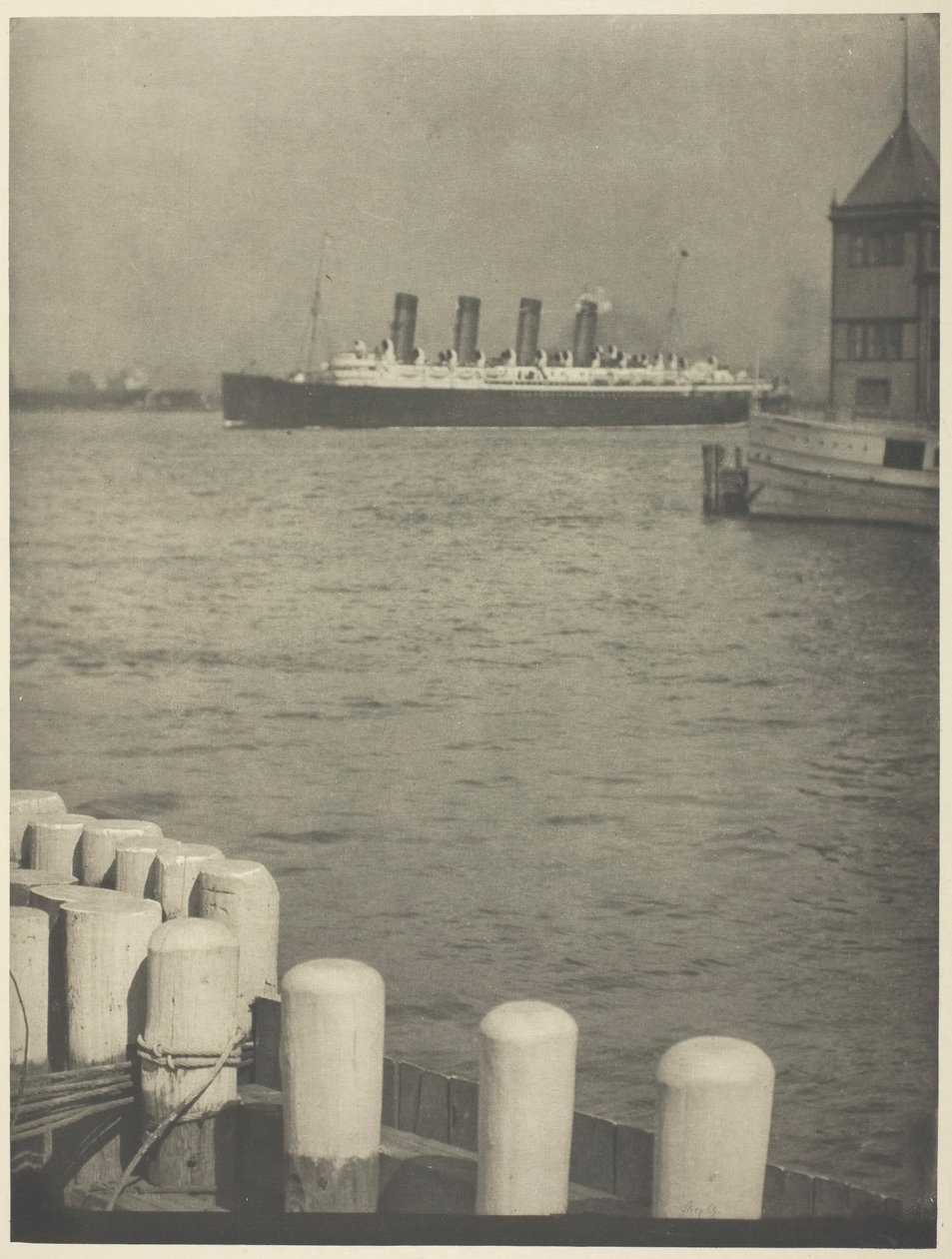En route, Le Mauretania - Alfred Stieglitz