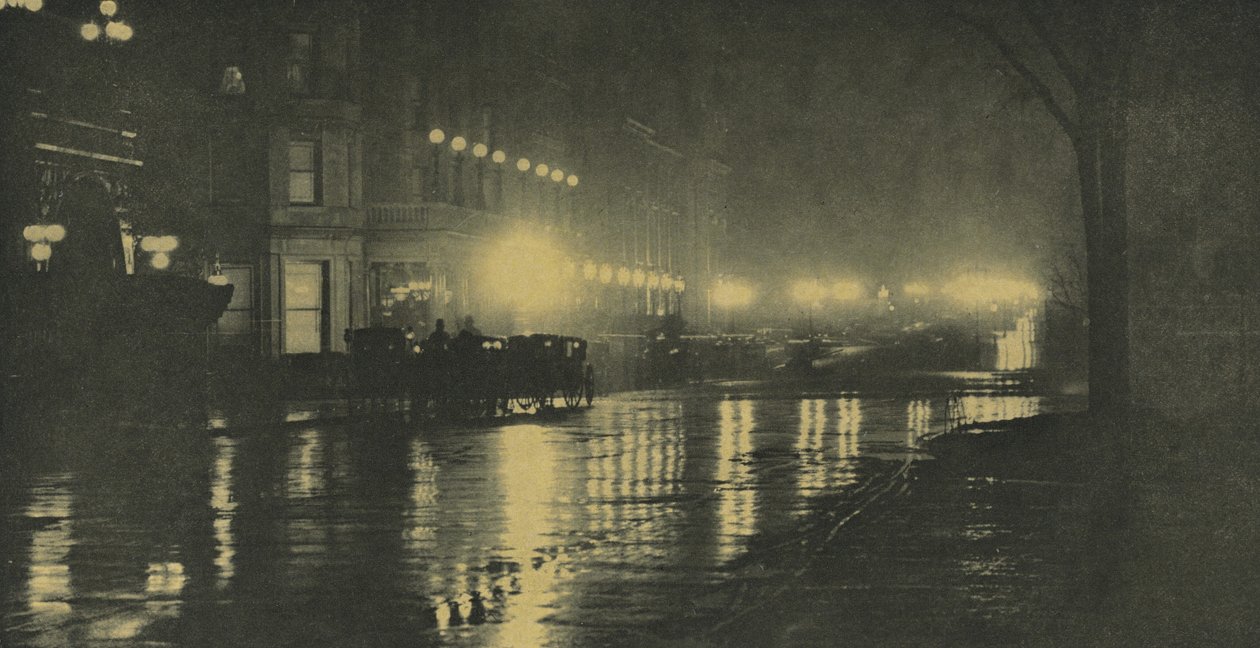 La lueur de la nuit — New York - Alfred Stieglitz
