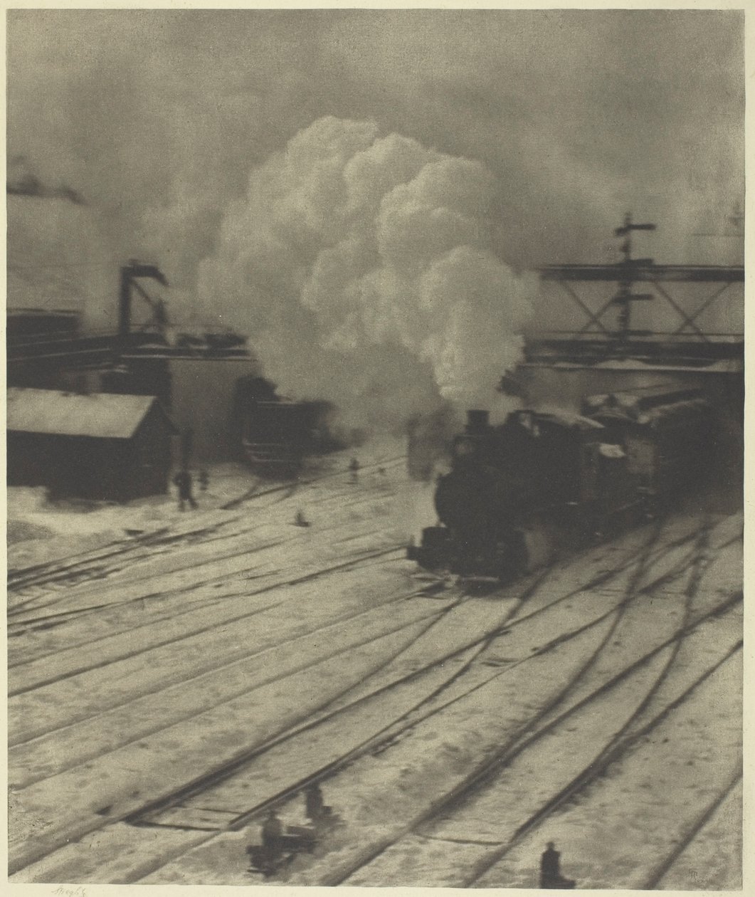 La cour de chemin de fer, hiver - Alfred Stieglitz