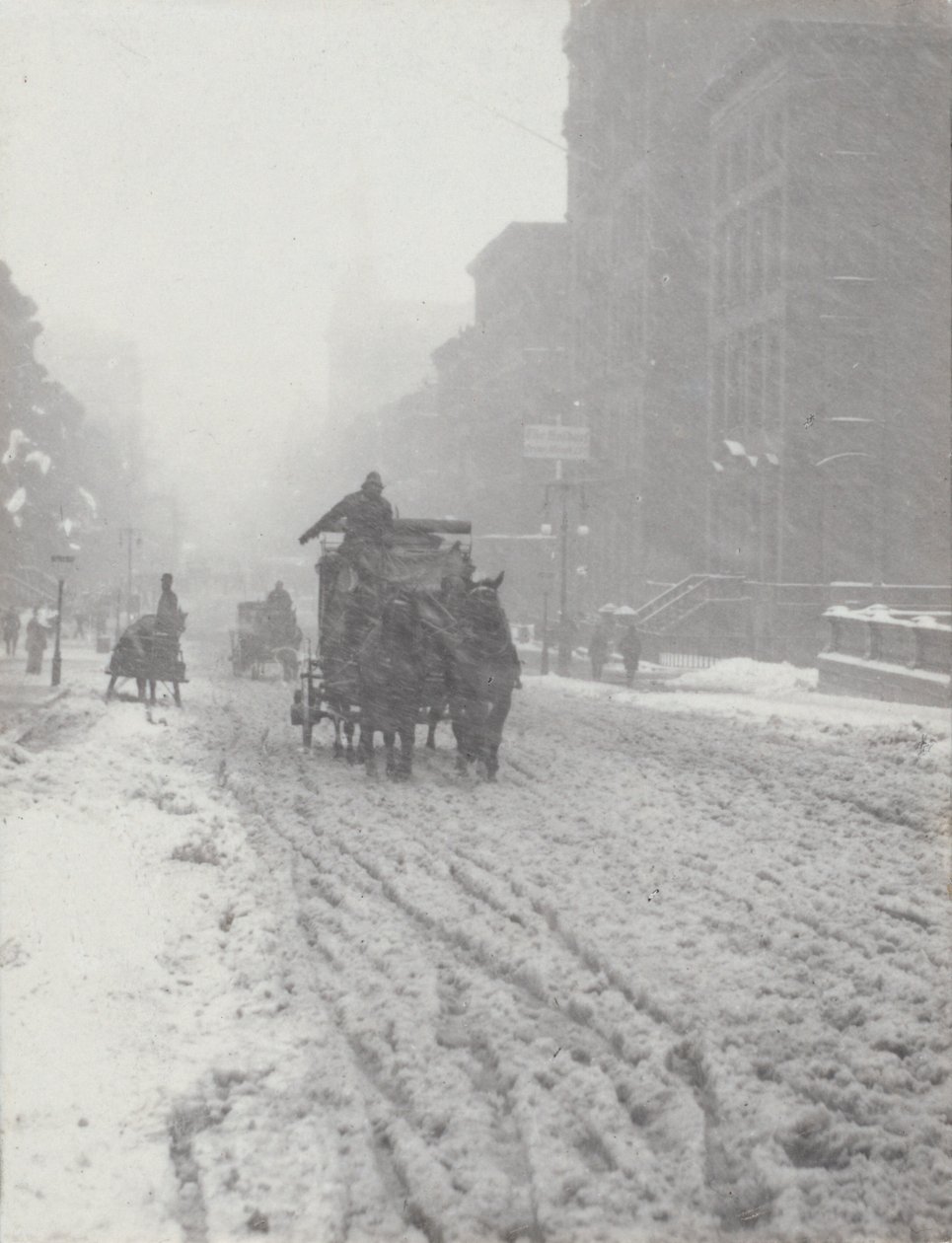 Hiver sur la Fifth Avenue - Alfred Stieglitz