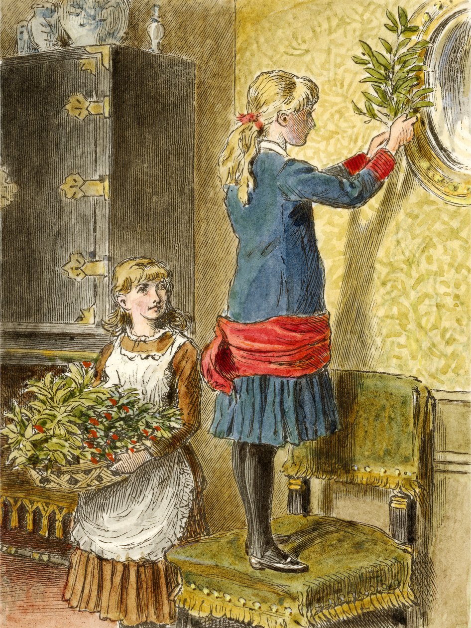 Décoration de Noël, pub. 1854 - Alfred W. Cooper