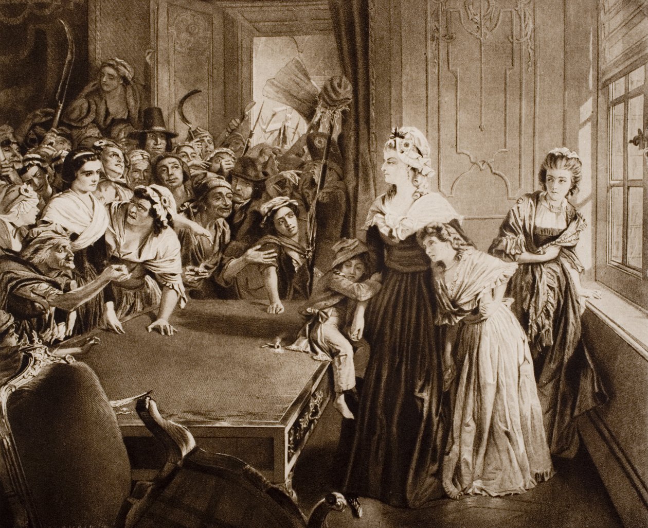 Les Tuileries, 20 juin 1792, illustration de 
