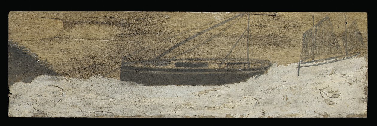 Bateaux sur une Eau Agitée - Alfred Wallis