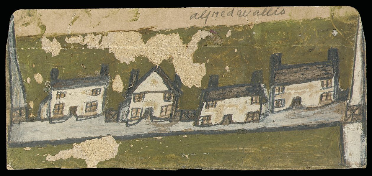Rangée de Quatre Cottages - Alfred Wallis