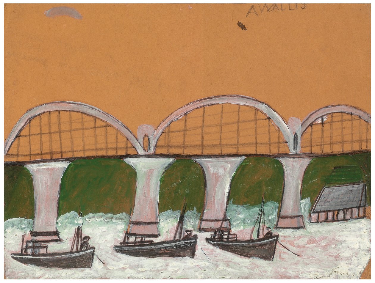Pont de Saltash - Alfred Wallis