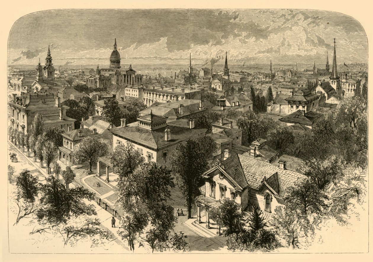 Ville de Milwaukee, 1874 - Alfred Rudolph Waud