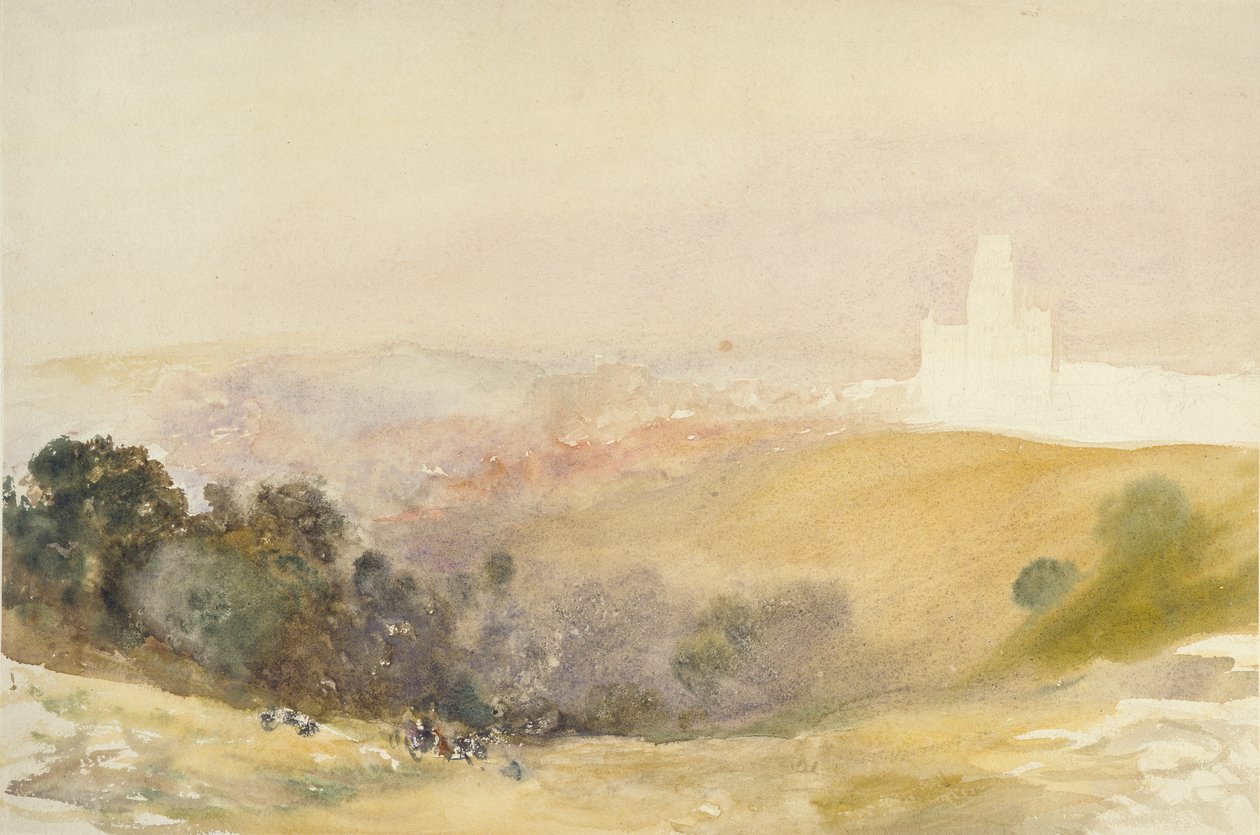 Durham depuis les Red Hills, 1866-1880 - Alfred William Hunt
