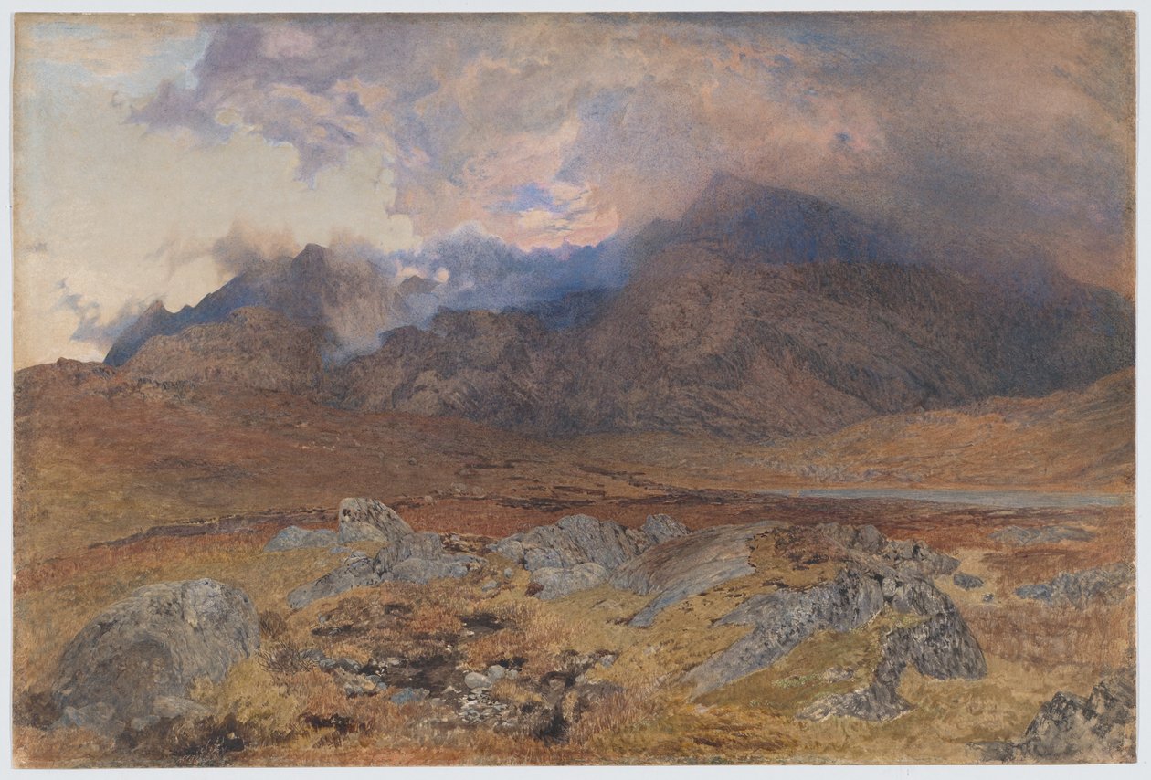 Snowdon, après un orage de grêle d