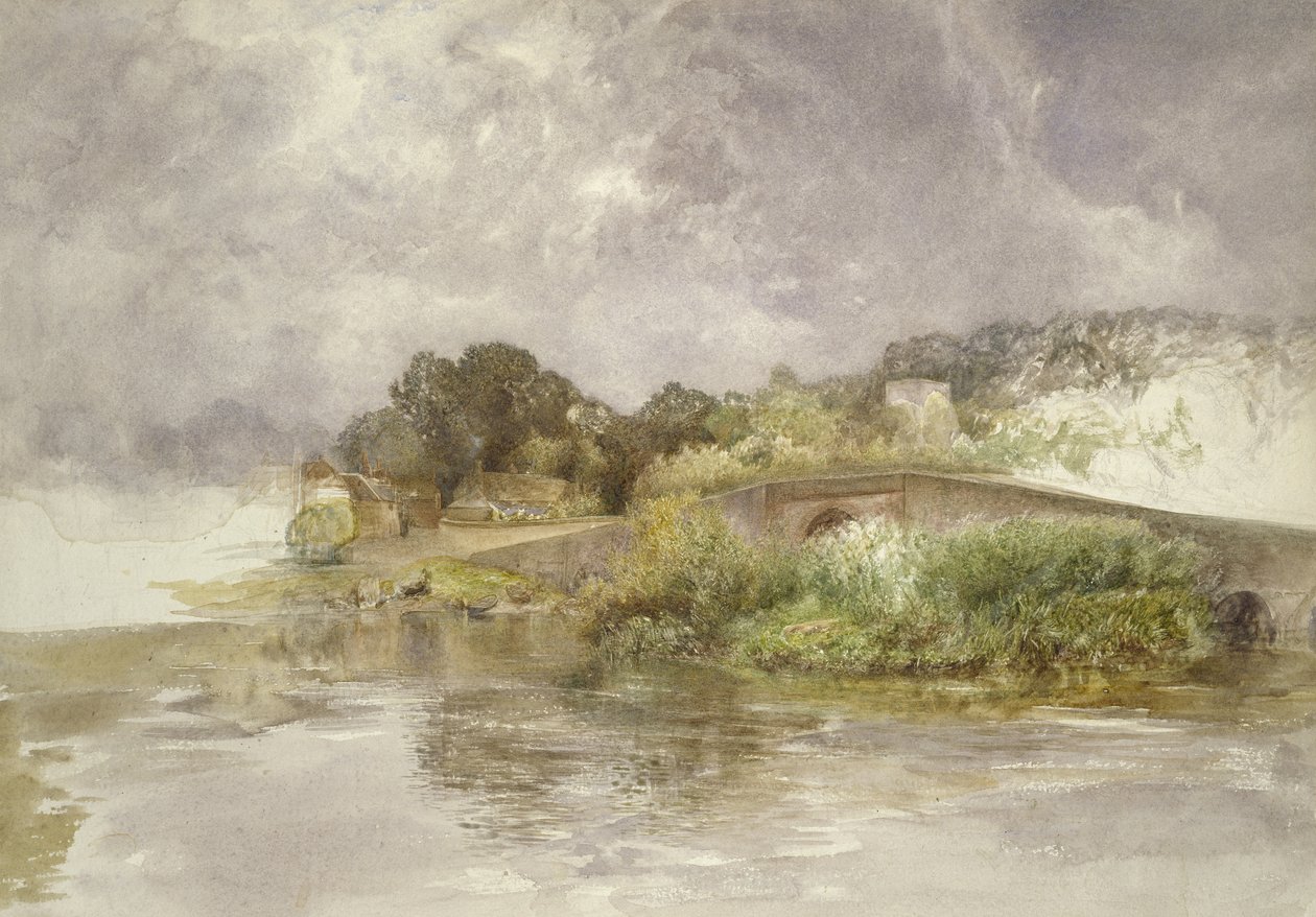 Pont de Sonning, vers 1882 - Alfred William Hunt