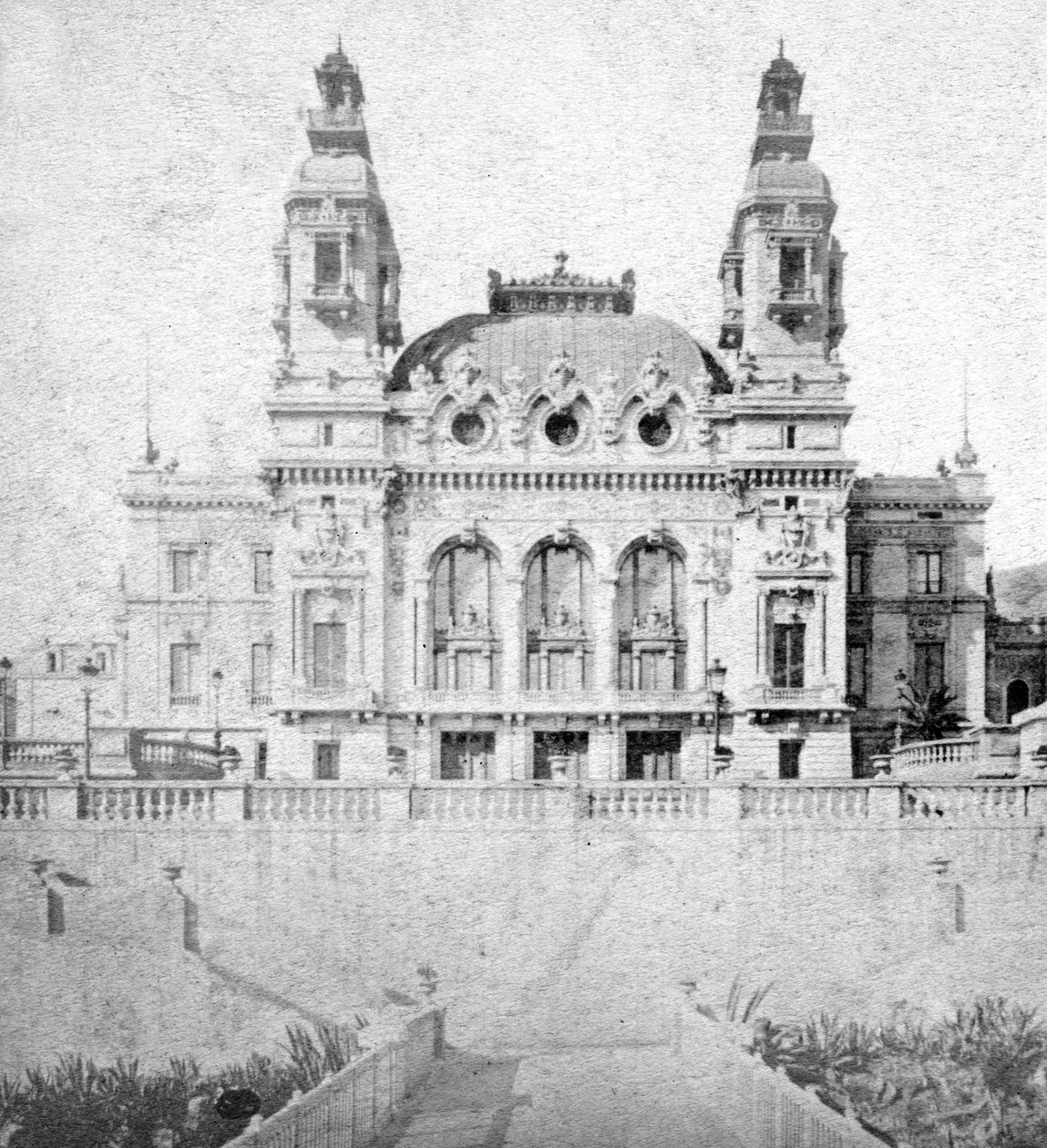 Le casino de Monte Carlo, Monaco, fin du 19ème siècle - Alfredo Noack