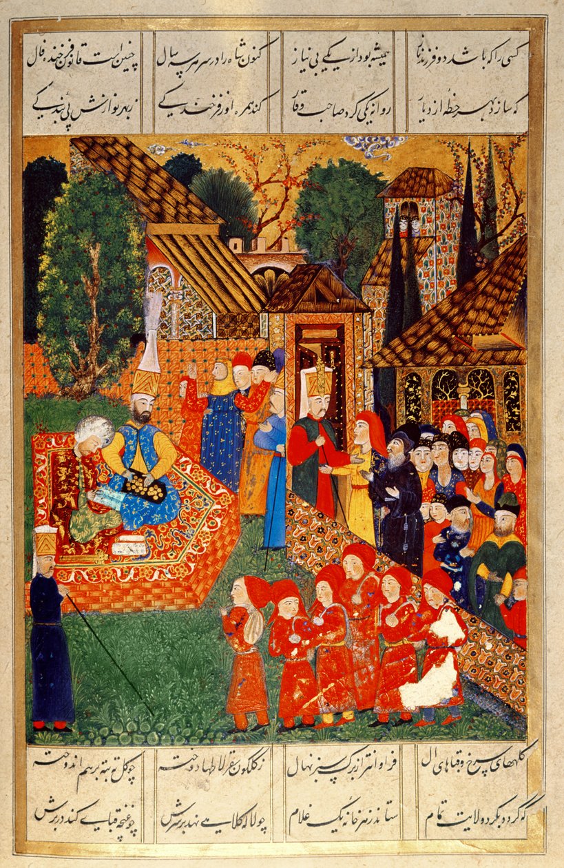 Un officier janissaire recrutant des devsirme pour le sultan Suleyman I (1495-1566), du 