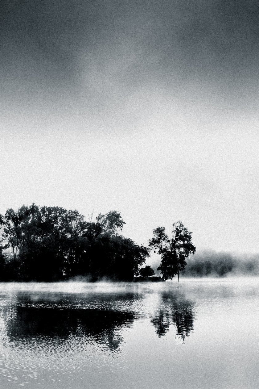 Boissy Morning, 2017 (photographie peinte à la main) - Alice Gur Arie