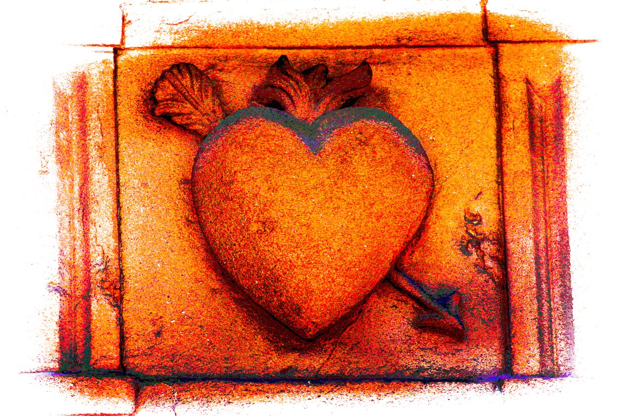 Georgian Heart, de la série Hearts, 2018 (photographie) - Alice Gur Arie
