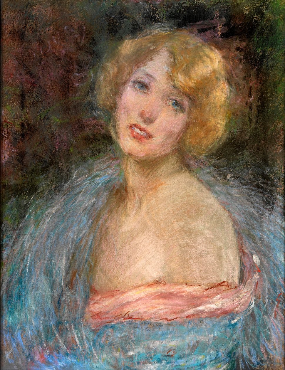 Blonde avec Boa - Alice Pike Barney