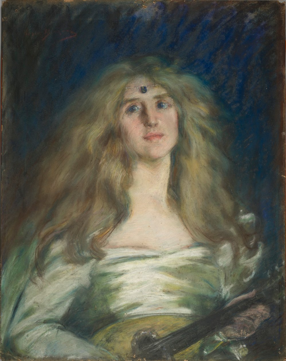 Natalie à la mandoline - Alice Pike Barney