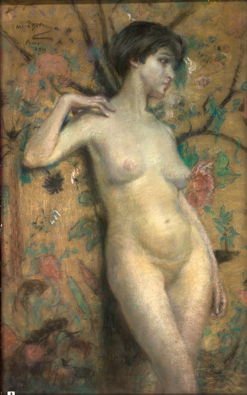 Nu contre écran - Alice Pike Barney